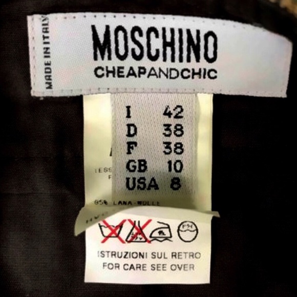 MOSCHINO Cheap & Chic Leopard Print Mini Skirt - Picture 4 of 4